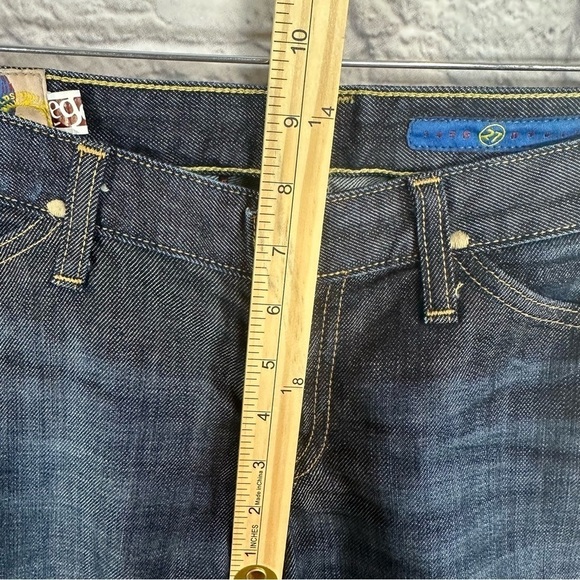 Adriano Goldschmied Legend Flare Wide Leg Jeans Dark Wash Size 27 Y2k Low Rise - Picture 9 of 12